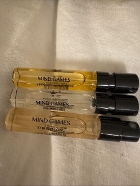 NWT Mind Games 2ml samples. Gardez. Prodigy. Grand Master. $9 each